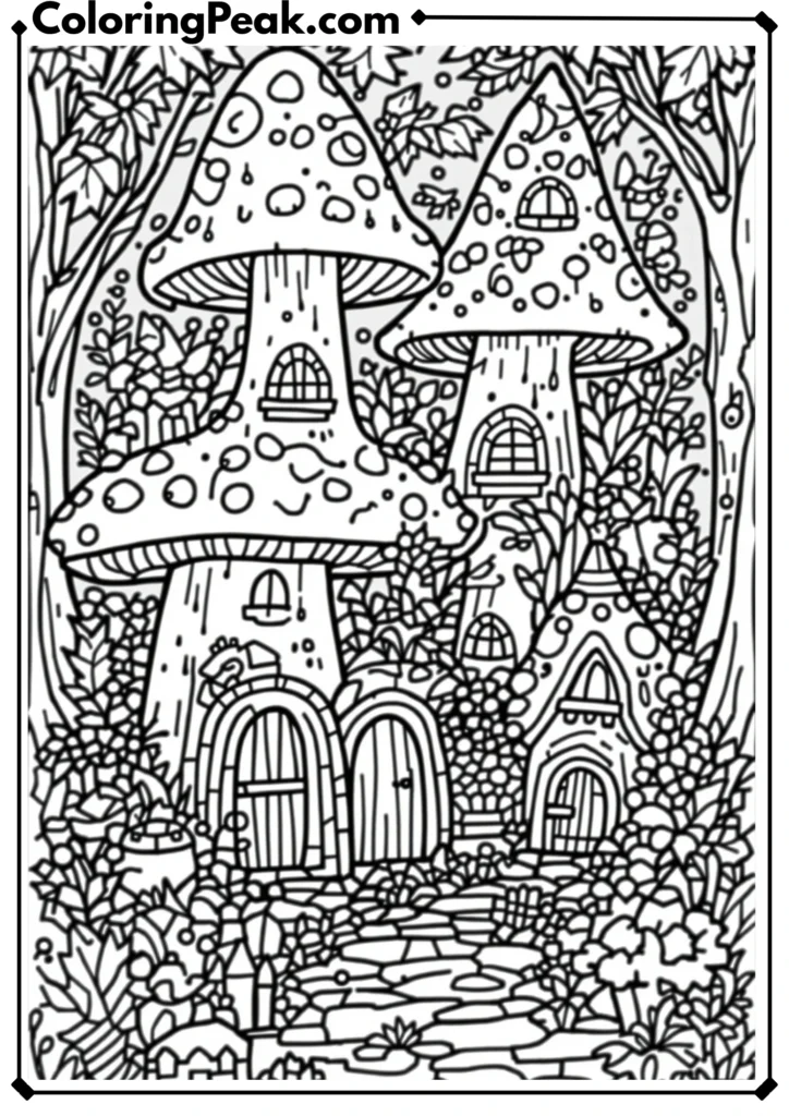 Autumn Fairy House Village