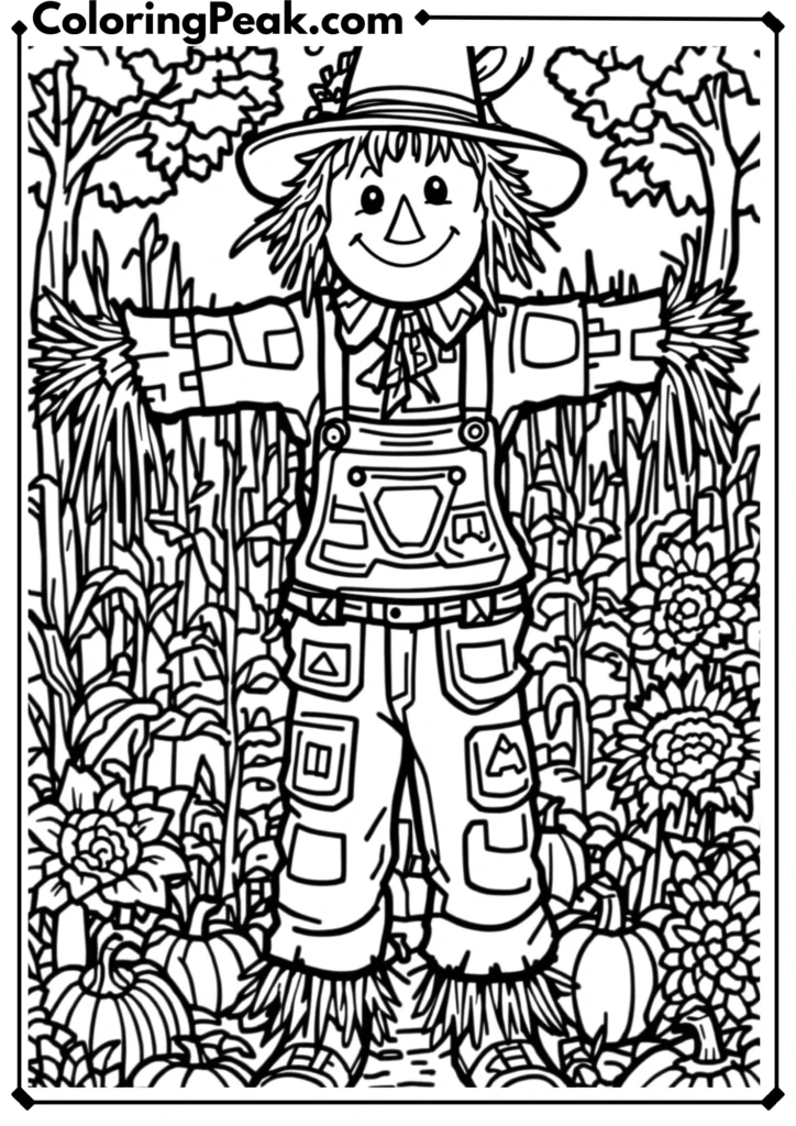 Autumn Garden Scarecrow