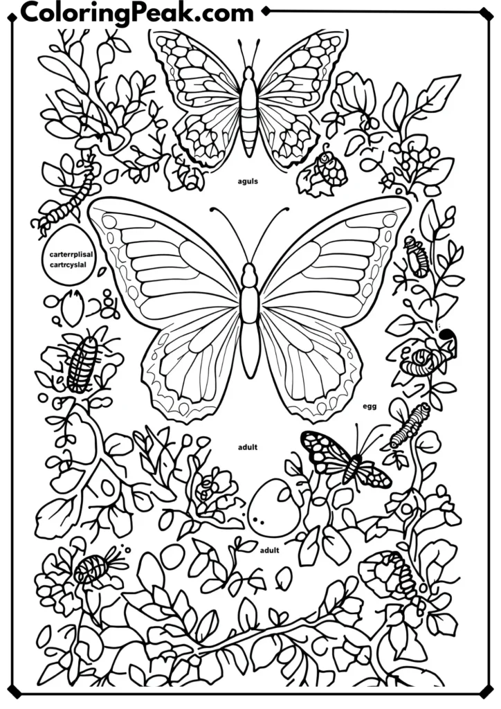 Butterfly Lifecycle Diagram