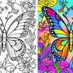 Butterfly coloring pages