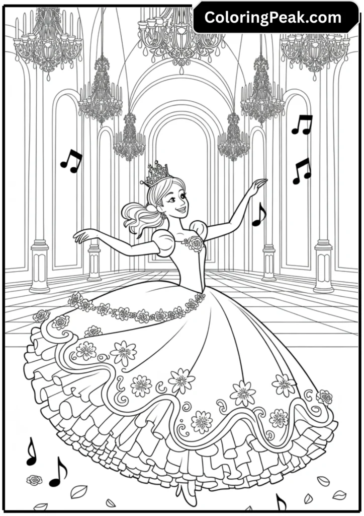 Dancing Princess at Royal Ball