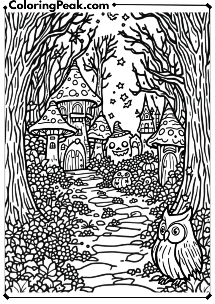 Enchanted Halloween Forest