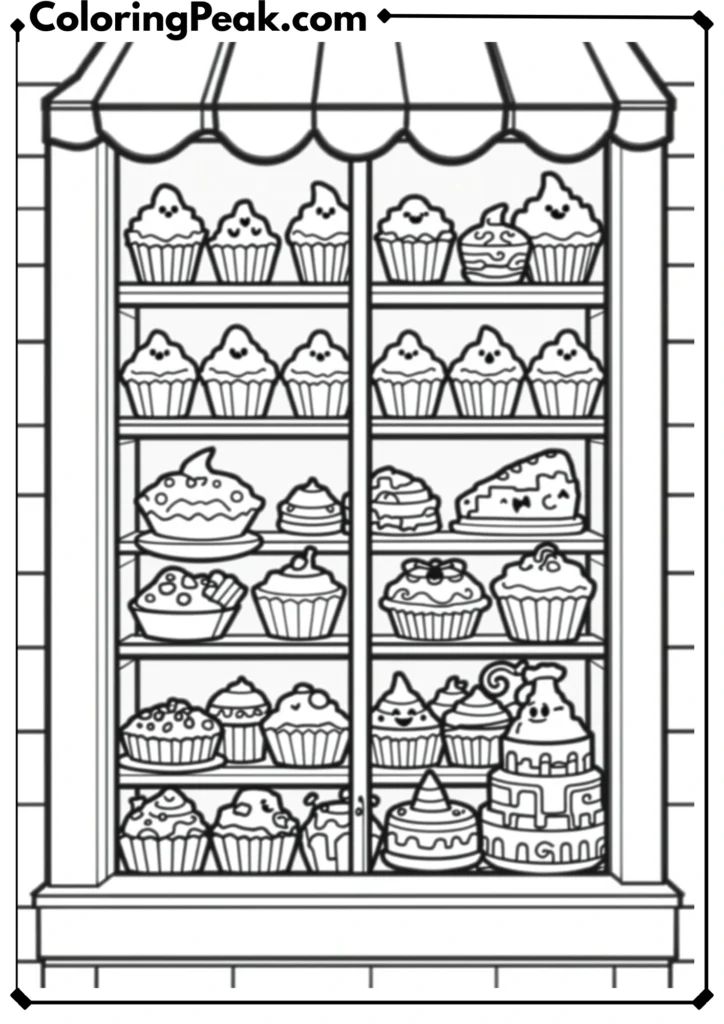 Halloween Bakery Window