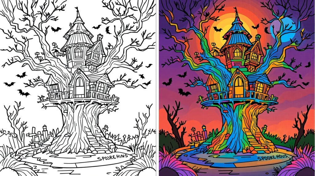 cute halloween coloring pages