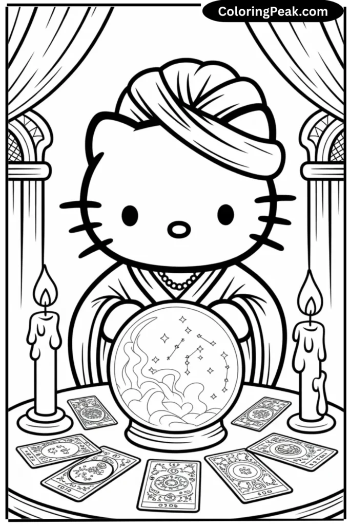 Hello Kitty Crystal Ball Fortune Teller