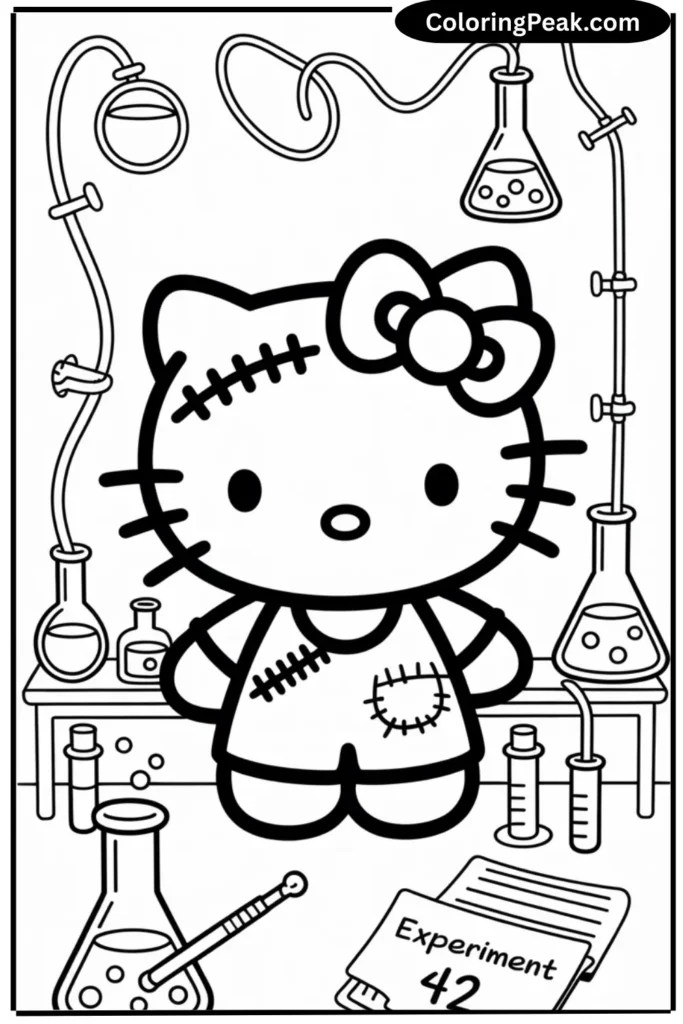 Hello Kitty Frankenstein