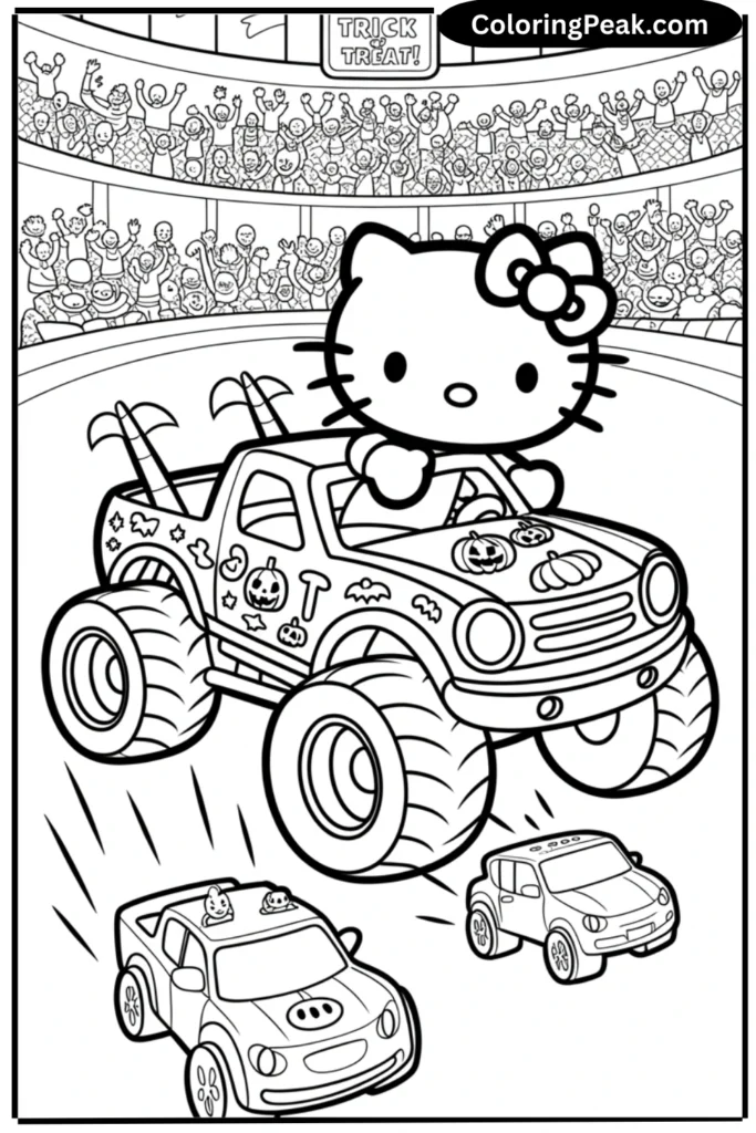Hello Kitty Monster Truck Rally