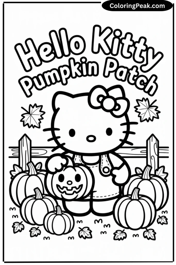 Hello Kitty Pumpkin Patch