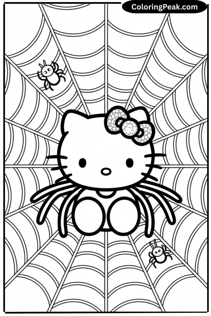 Hello Kitty Spider Queen