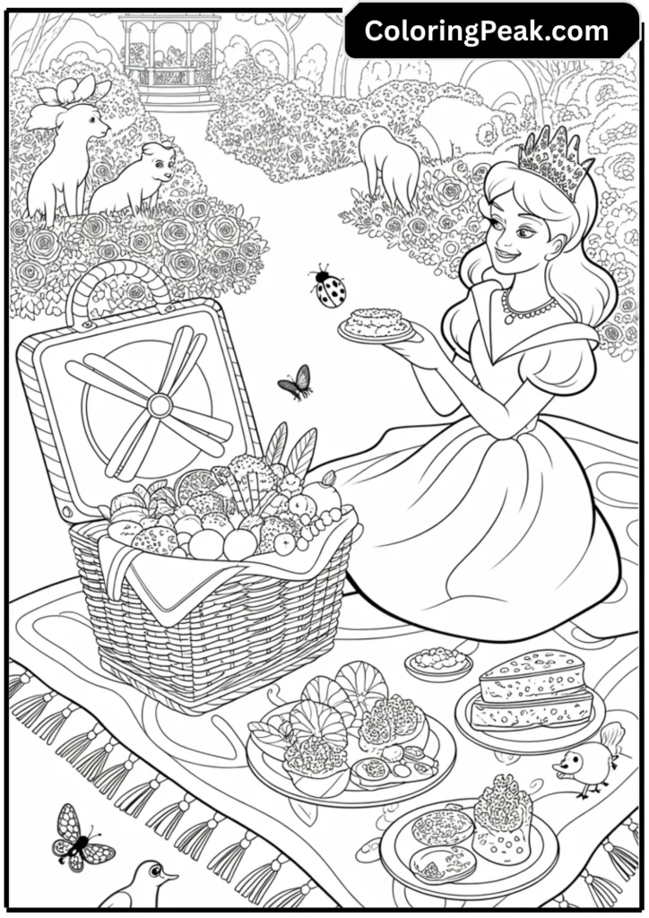 Princess Picnic in Royal Gardens