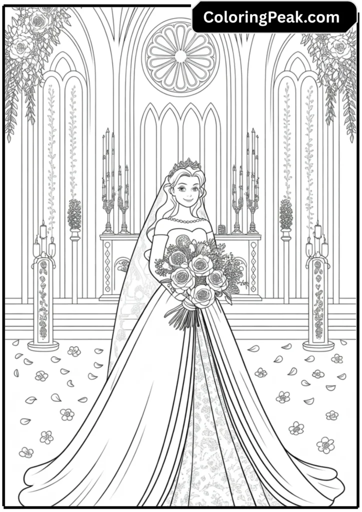 Princess Wedding Day Scene