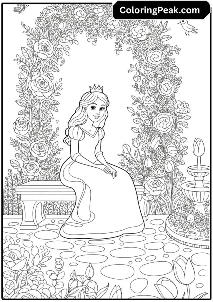 Princess in Royal Garden
