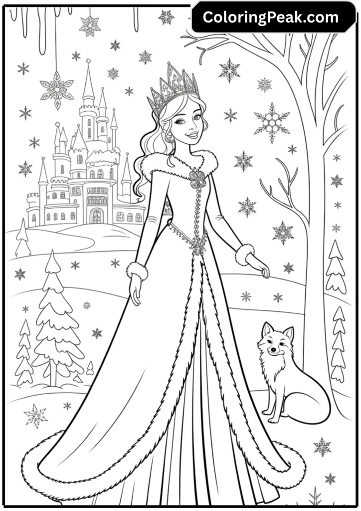 Princess in Winter Wonderland