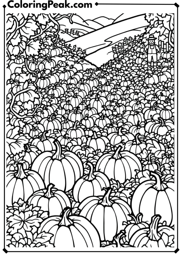 Pumpkin Patch Landscape